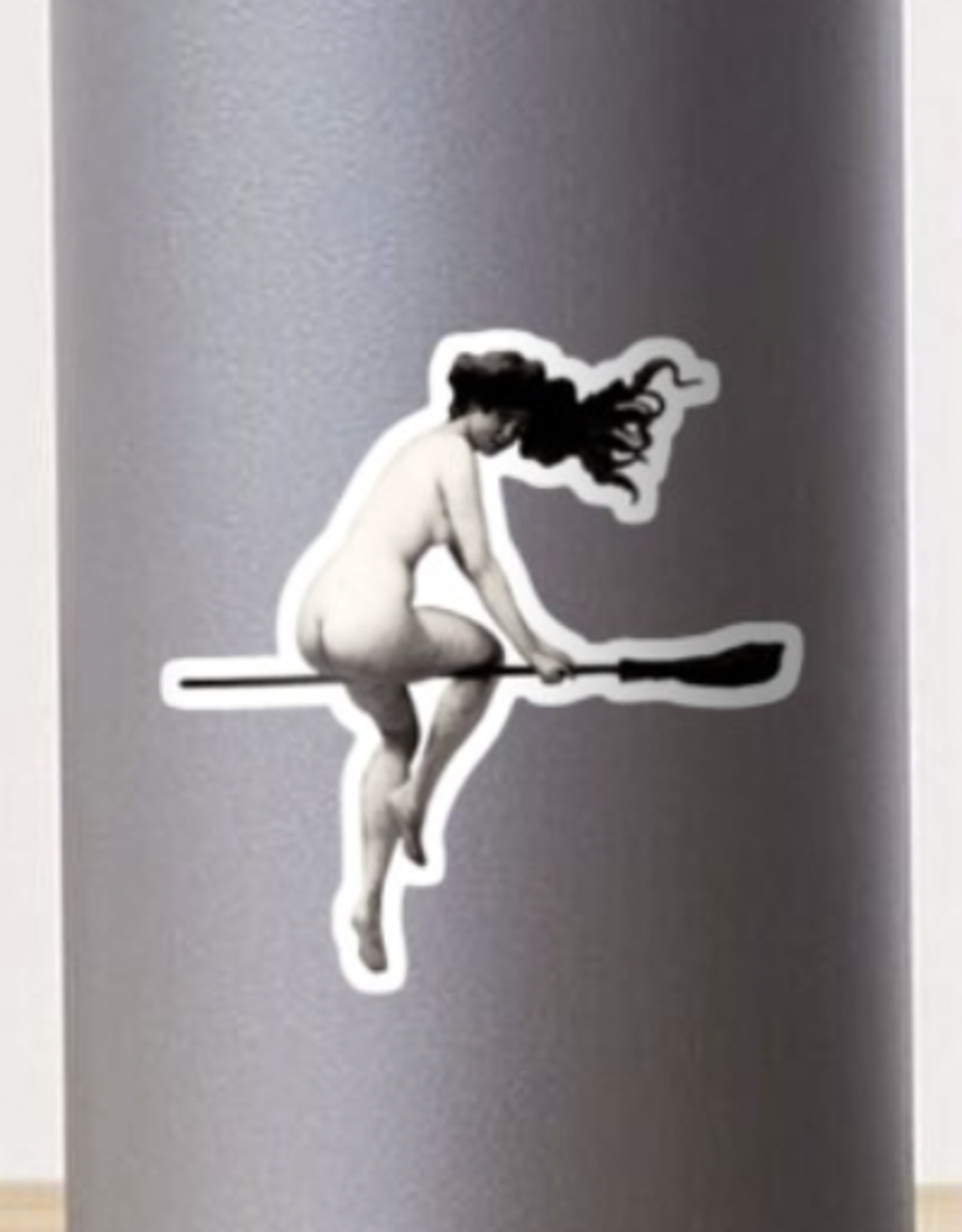 Albert Joseph Penot - Witch on Broom Sticker