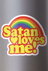 Satan Loves Me! Sticker