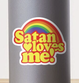 Satan Loves Me! Sticker