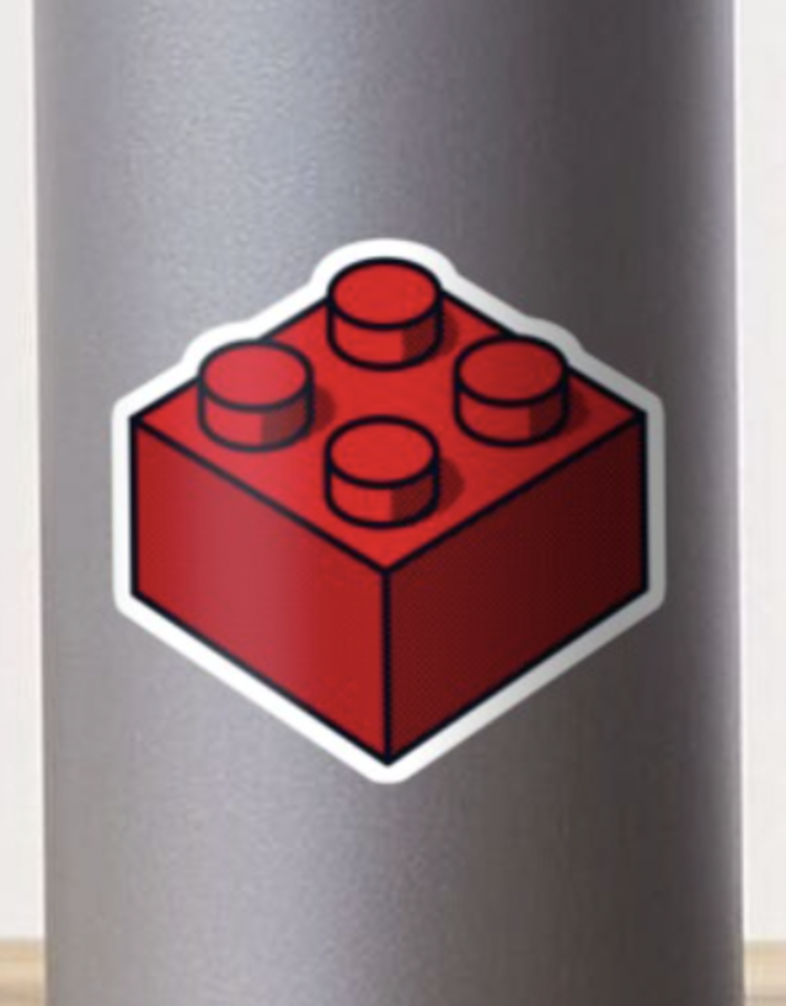 Red Brick Sticker