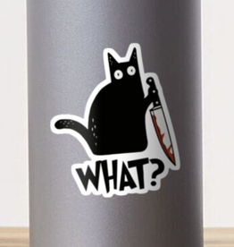 Cat What? Sticker
