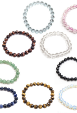 Gemstone Faceted Bracelet (8mm Bead)