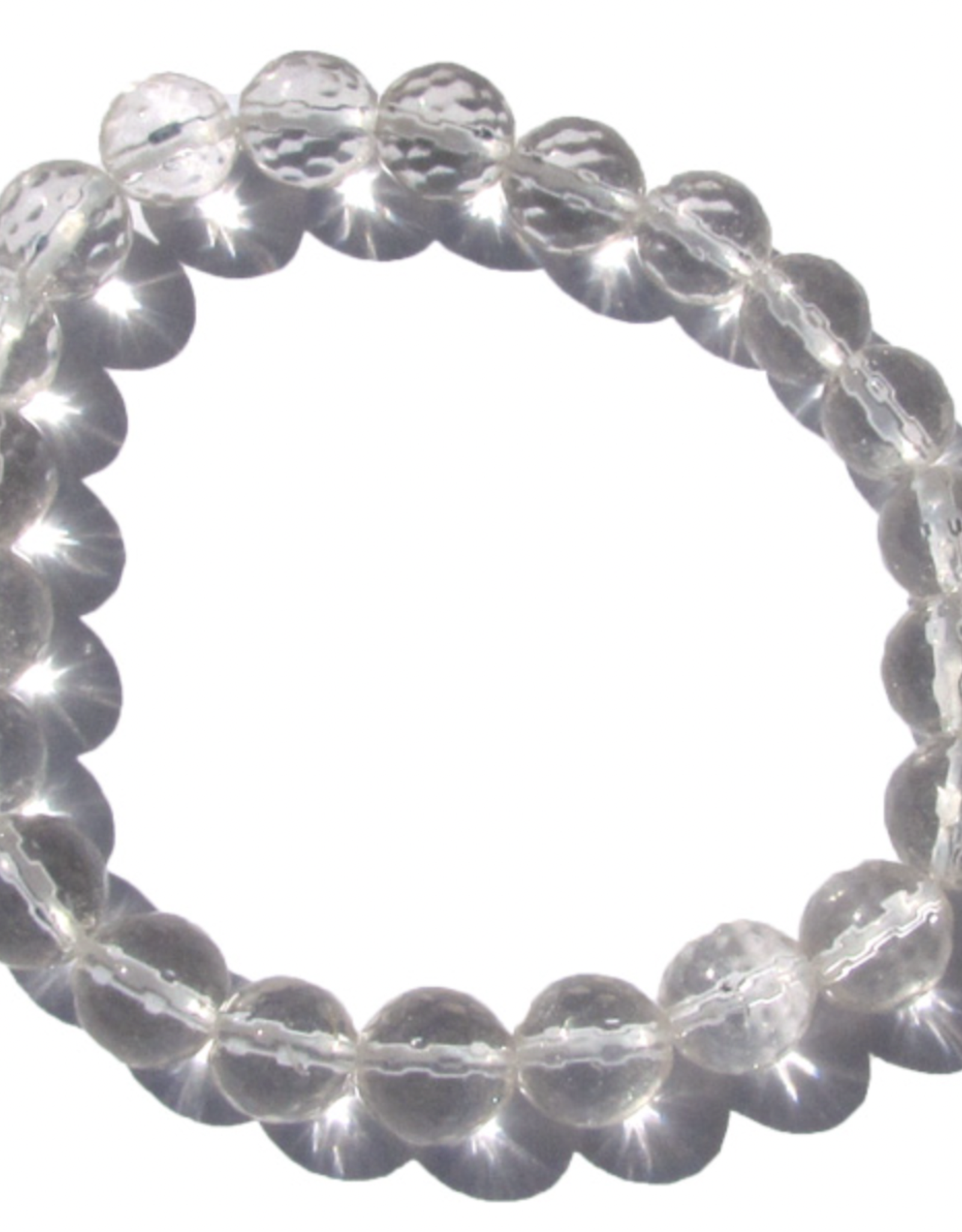 Gemstone Faceted Bracelet (8mm Bead)