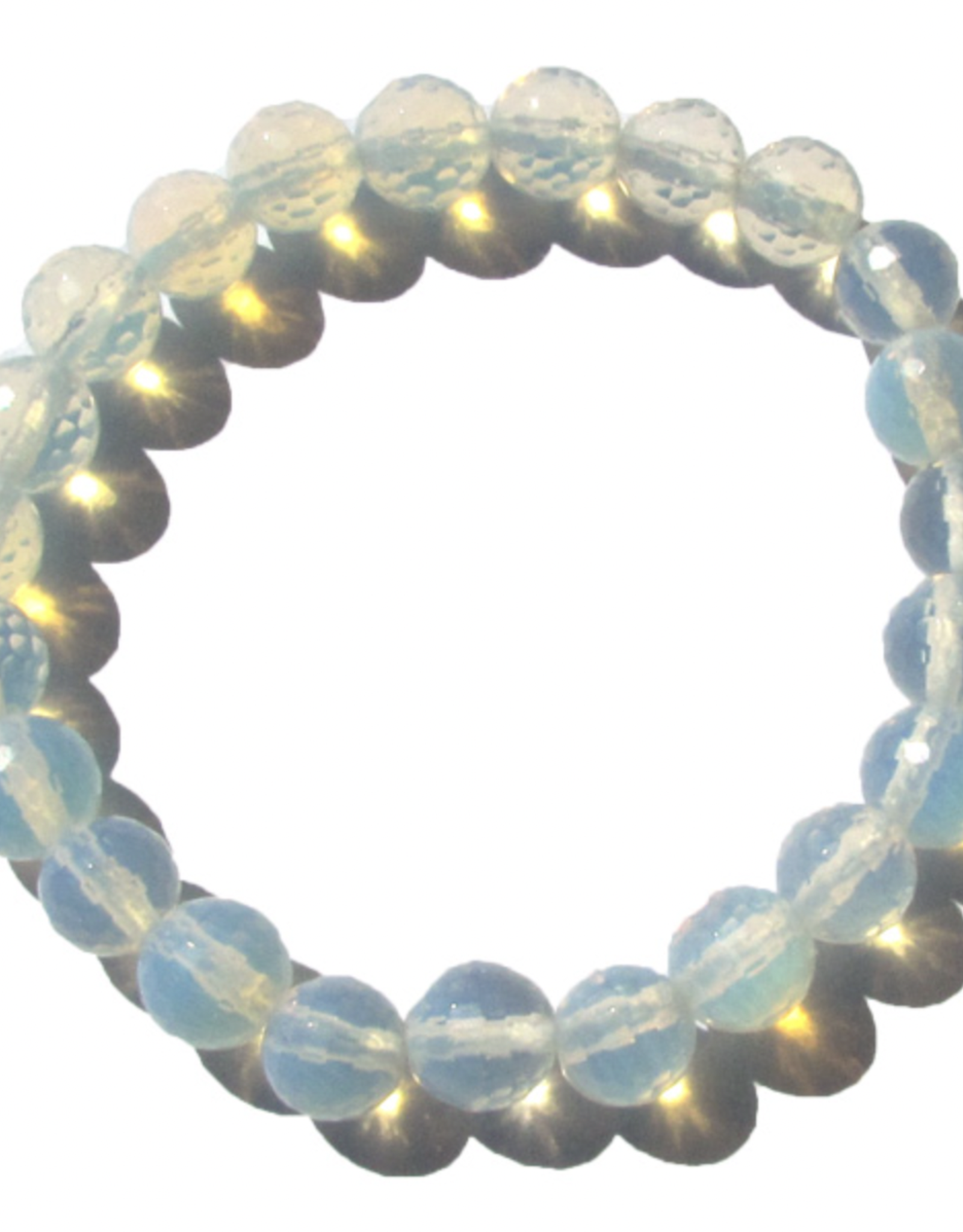 Gemstone Faceted Bracelet (8mm Bead)