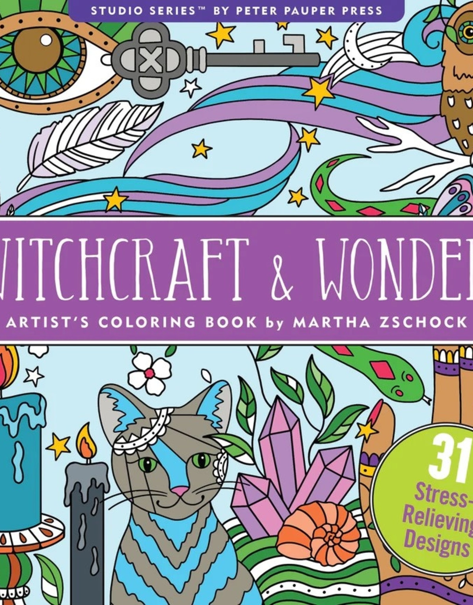 Witchcraft & Wonder Artist's Colouring Book