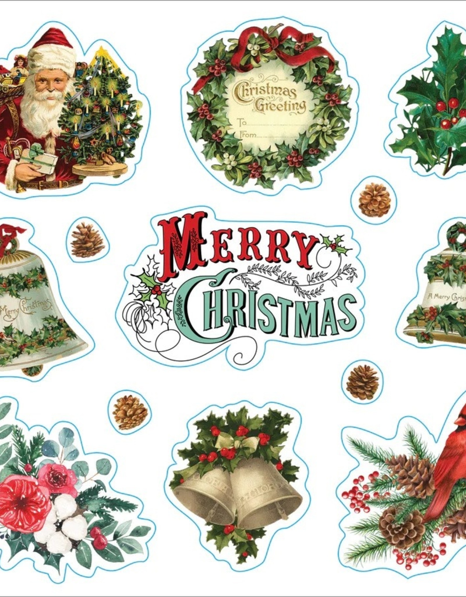 Merry & Bright Christmas! A Festive Sticker Book - BOB Headquarters