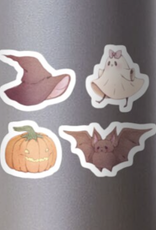 Four Cute Spooky Friends Sticker