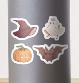 Four Cute Spooky Friends Sticker