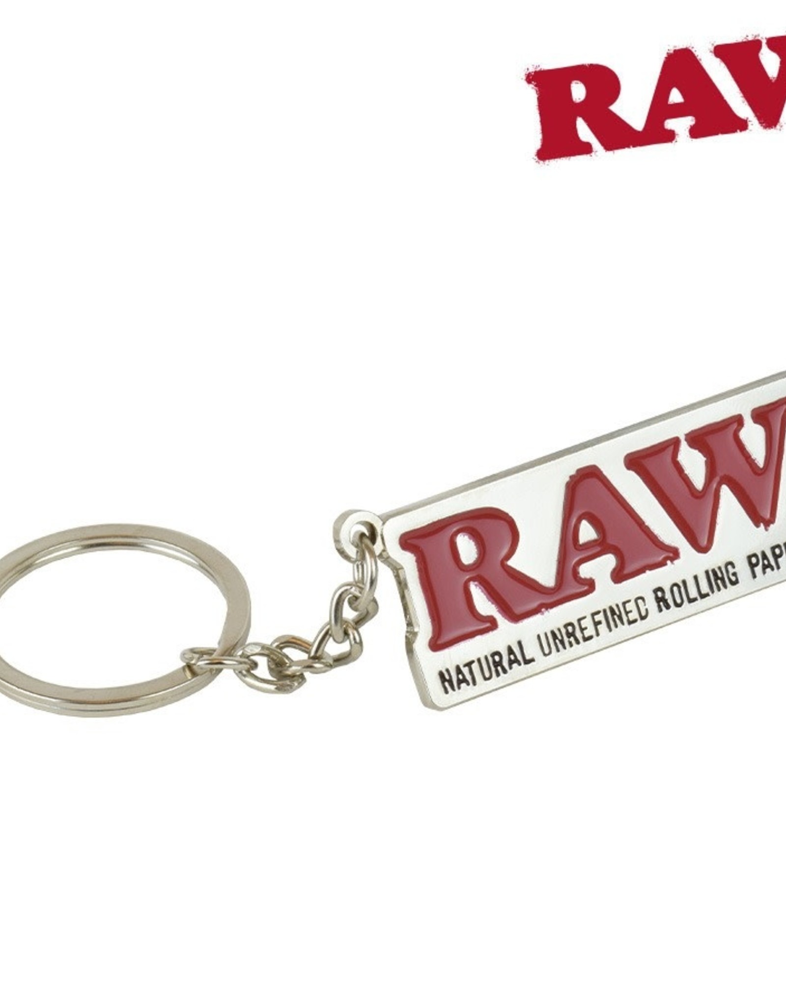 RAW RAW Logo Metal Keychain