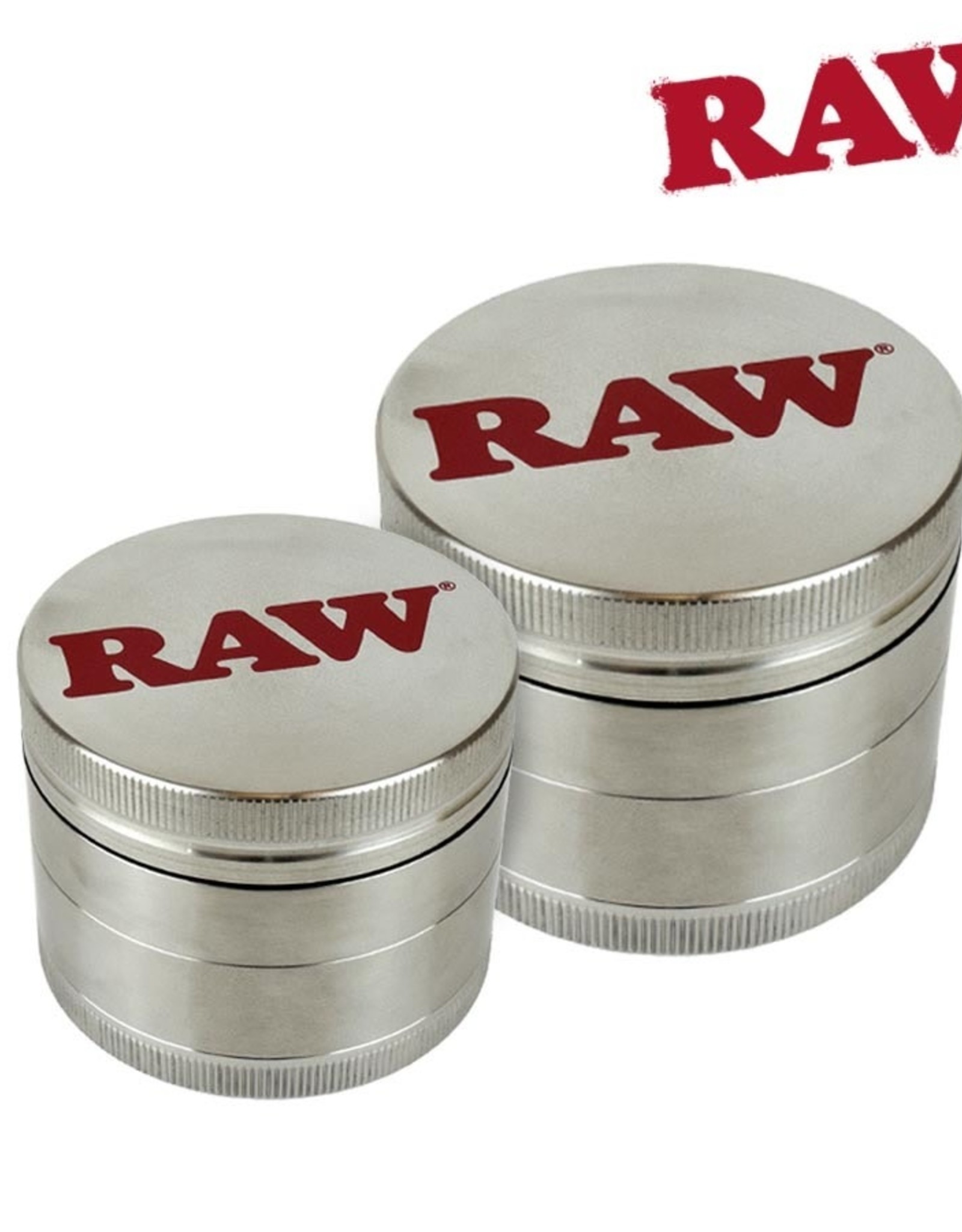 RAW RAW Stainless Steel 4 Piece Grinder