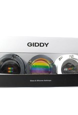 Giddy 3" Equality Glass Ashtray with Silicone Cover