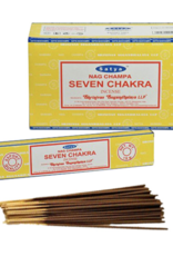 Satya Seven Chakra Incense Sticks (15 Gram Box)