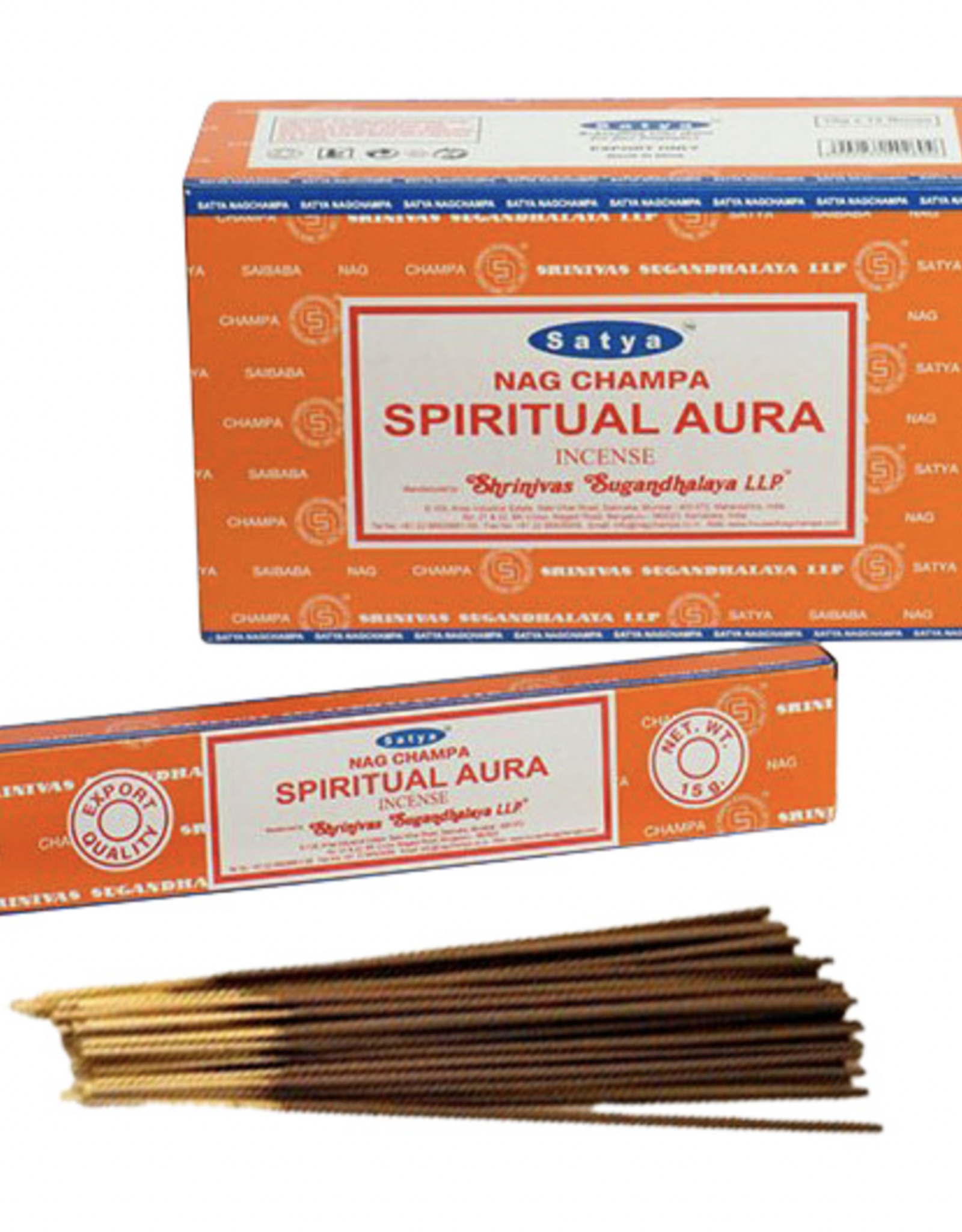 Satya Spiritual Aura Incense Sticks (15 Gram Box)