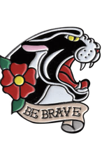 Be Brave Panther Enamel Pin