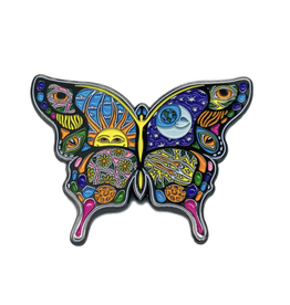 Dan Morris Sun Moon Butterfly Enamel Pin