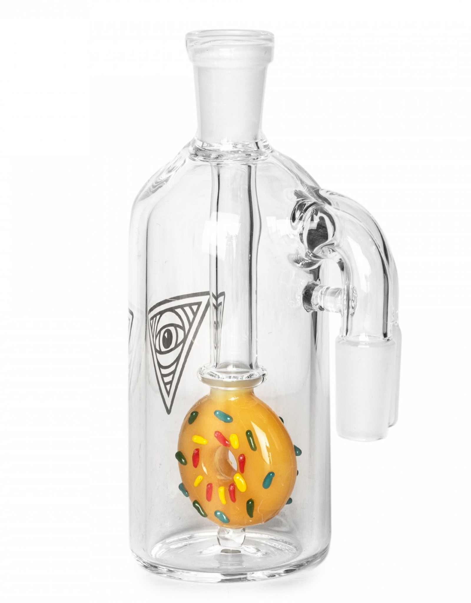 Red Eye Glass 14mm 90° Doughnut Ashcatcher by Red Eye glass