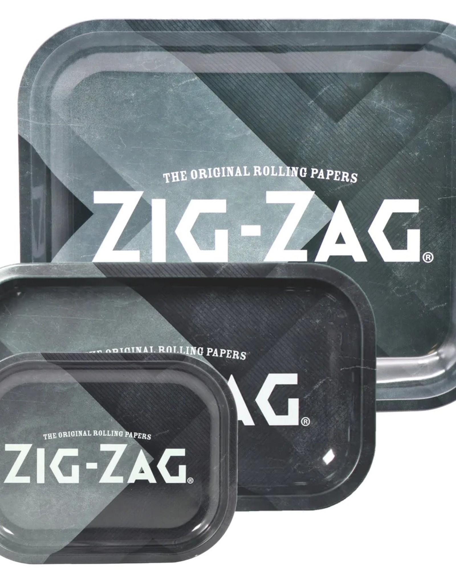 Zig Zag Rolling Tray - Black