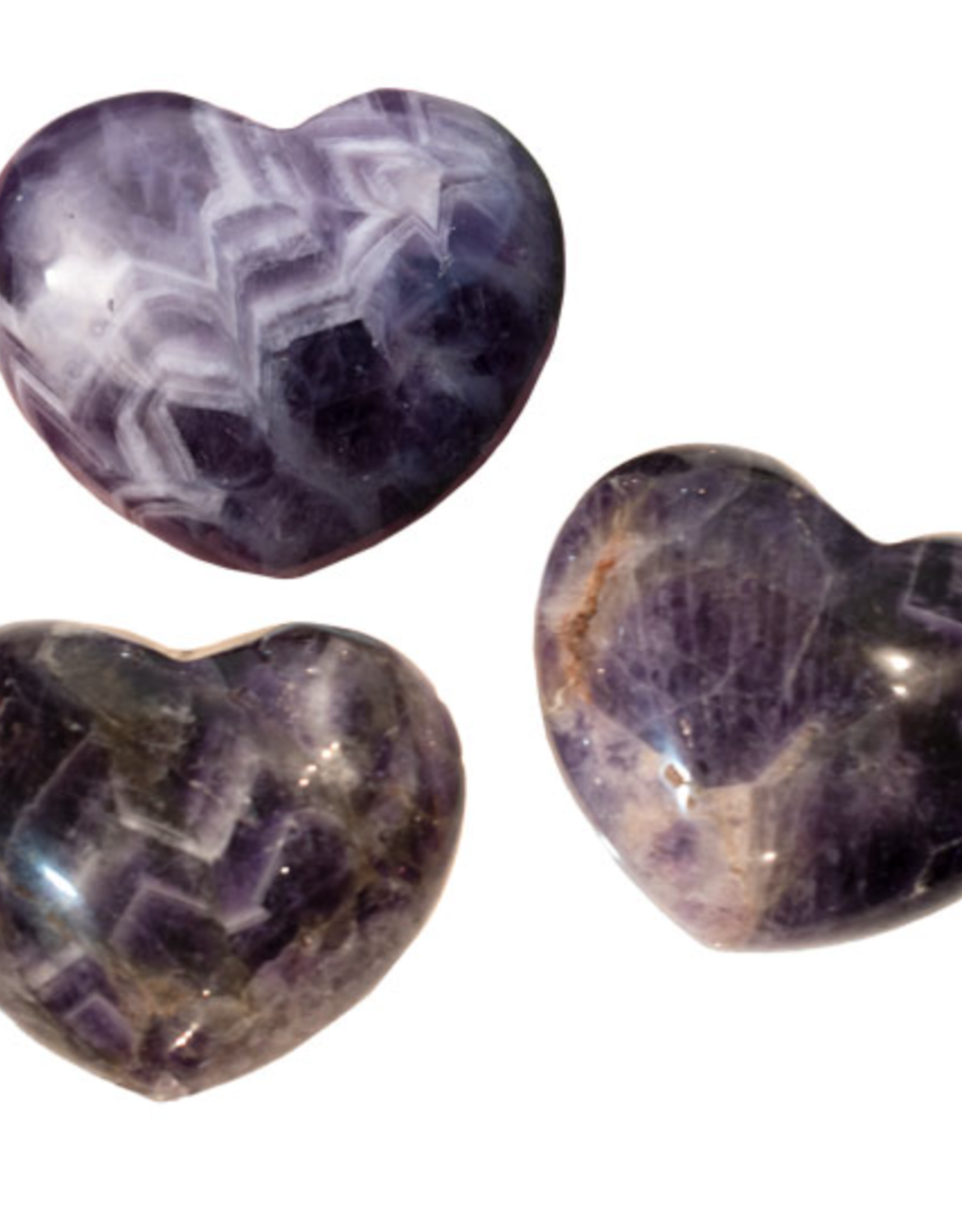 Puffy Heart - Amethyst (45mm)