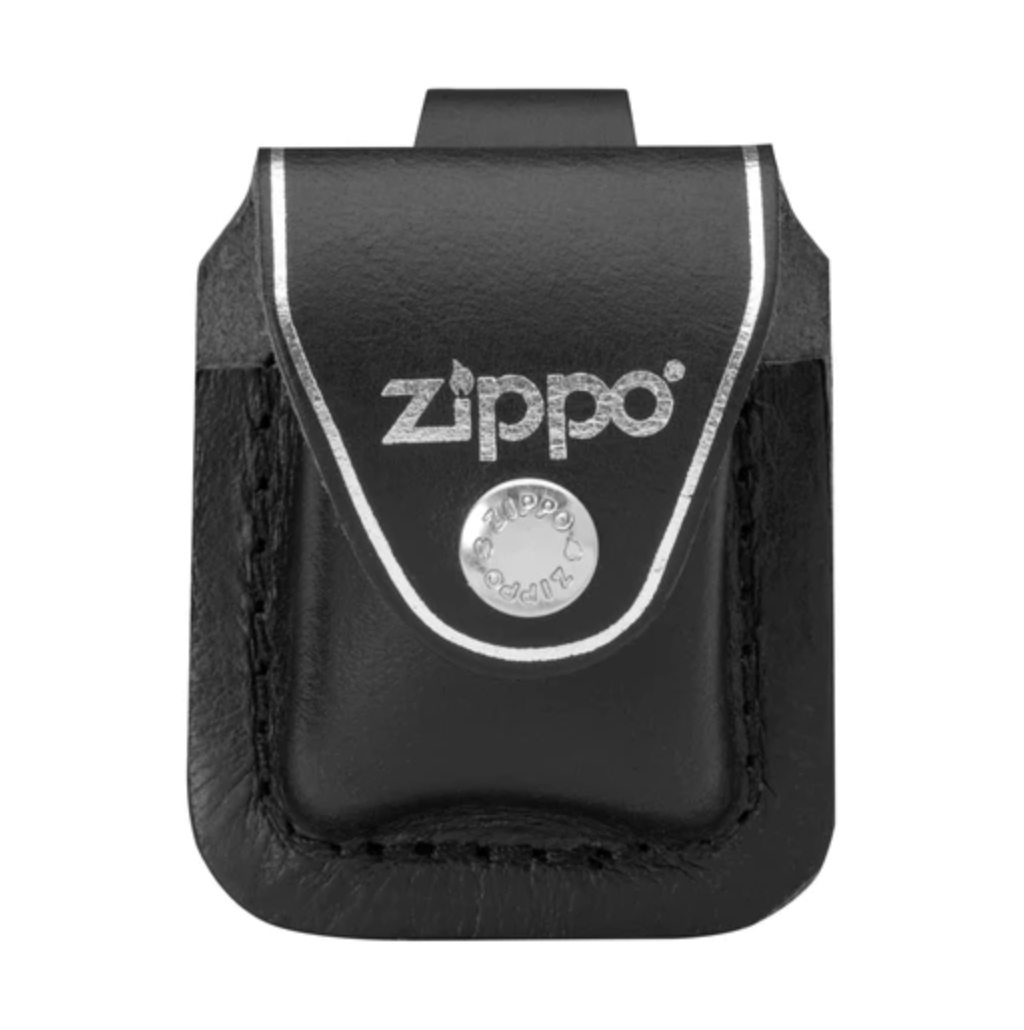 Zippo Black Leather Pouch w/ Belt Loop BOB Headquarters