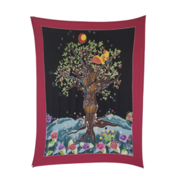 Tree of Life Tapestry - 80 cm width x 110 cm height