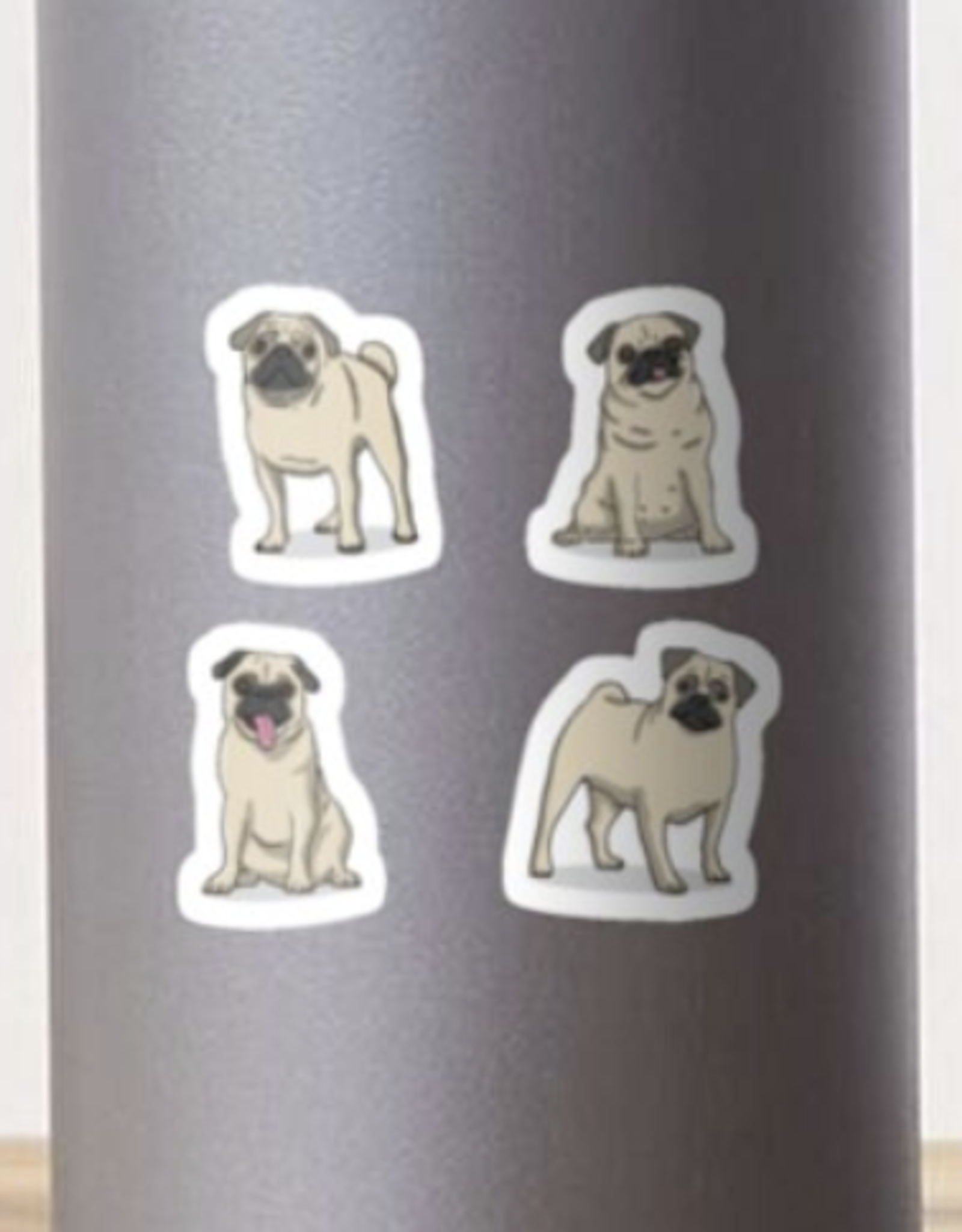 Pug Sticker Set Sticker