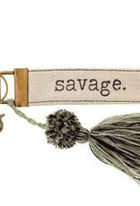 Canvas Tassel Keychain - Savage