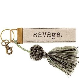 Canvas Tassel Keychain - Savage
