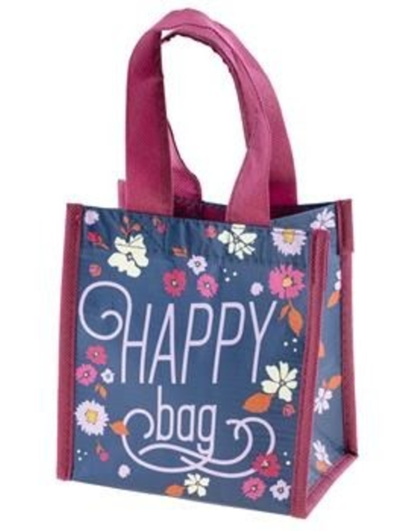 Small Gift Bag - Navy Floral