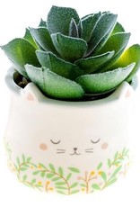 Shaped Succulent Pot - Cat