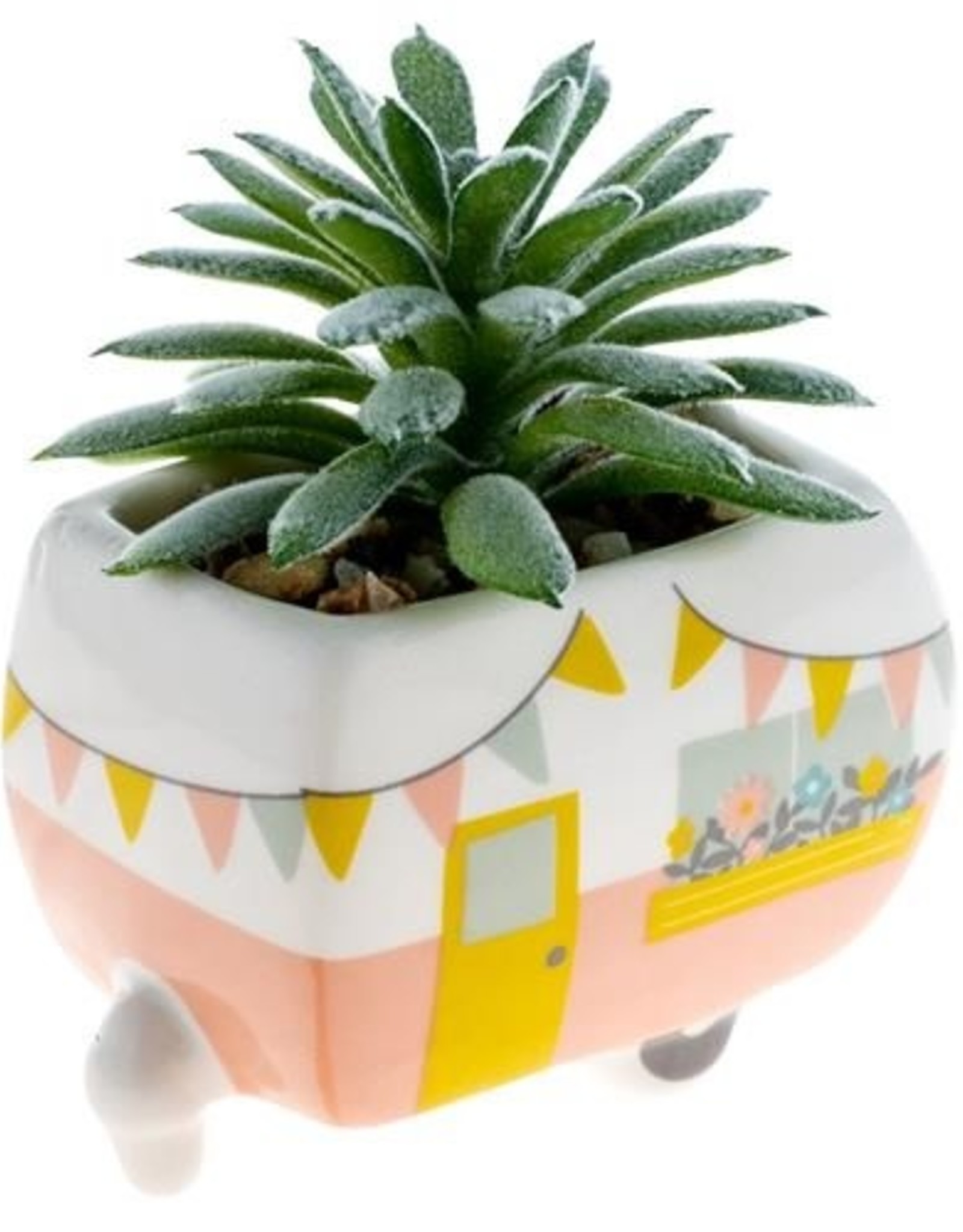 Shaped Succulent Pot - Camper