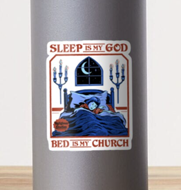 Sleep is my God Sticker