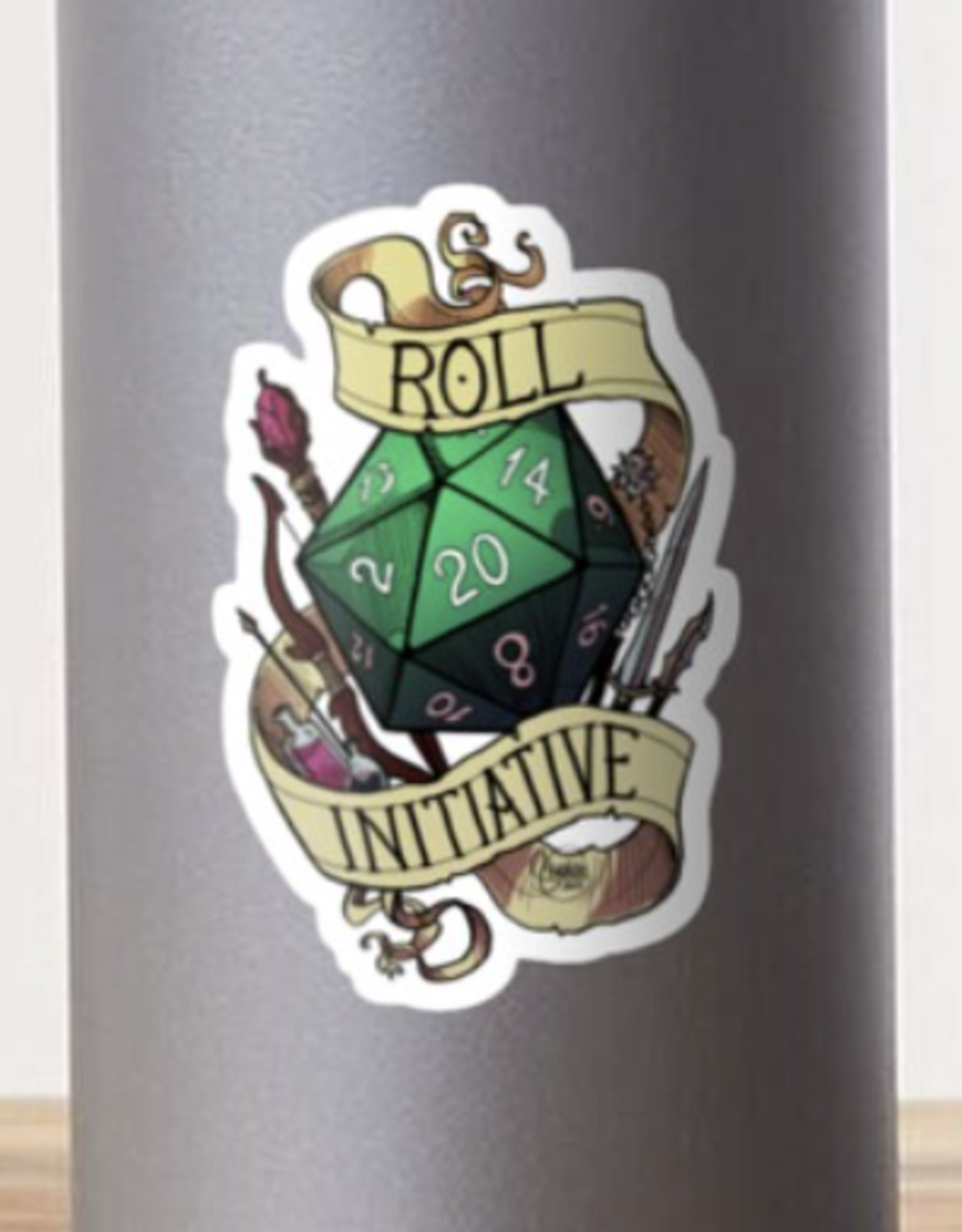 Roll Initiative Sticker