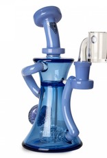 Red Eye Glass 7.5" Hypnos Recycler by Red Eye Glass