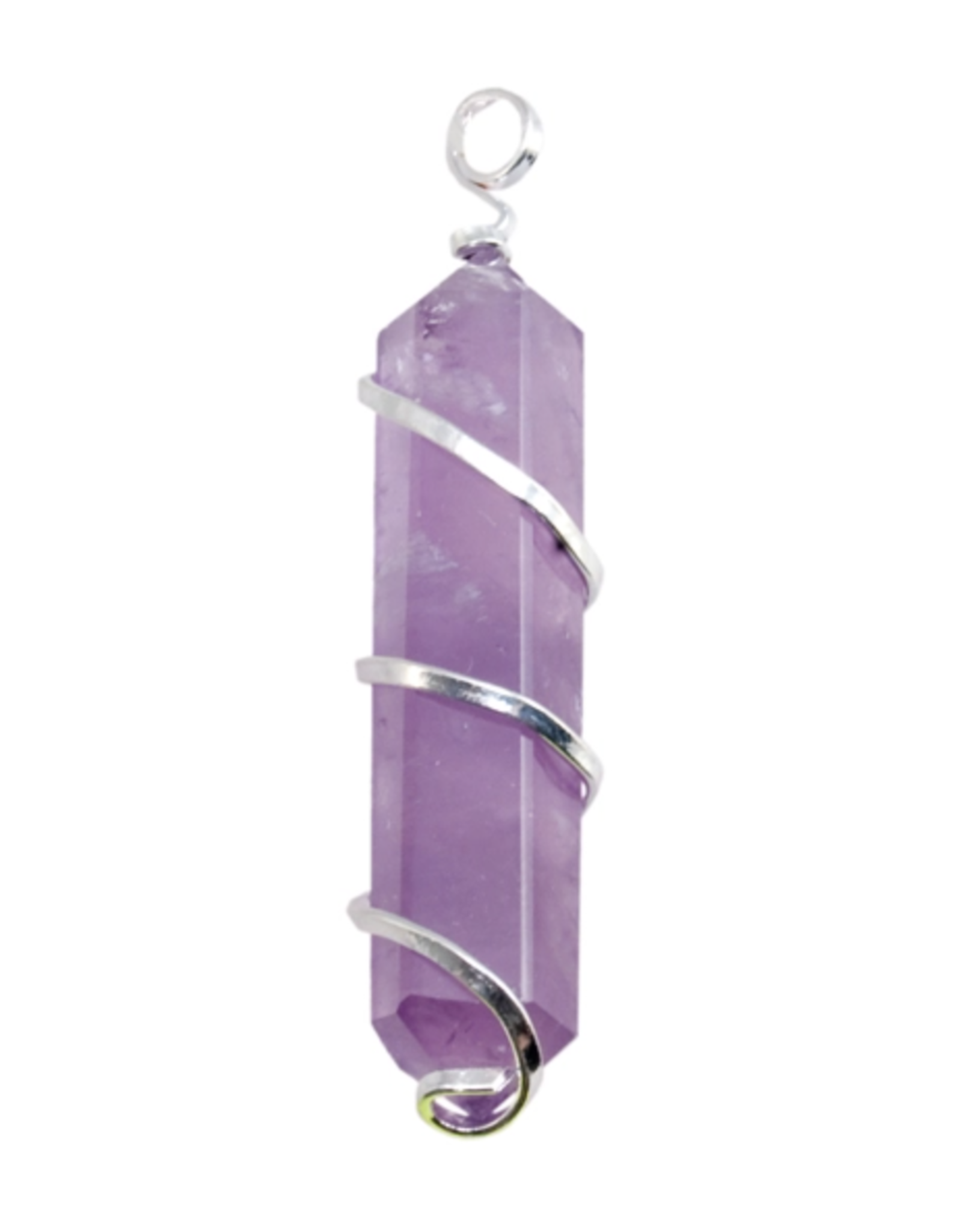 Amethyst Point Twist Necklace