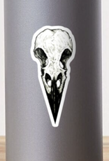 Raven Skull Sticker