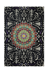 3D Hypno Moons Tapestry 60"x90" - Art by G. Scott B.