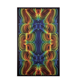 3D Rainbow Ripple Tapestry 60"x90"