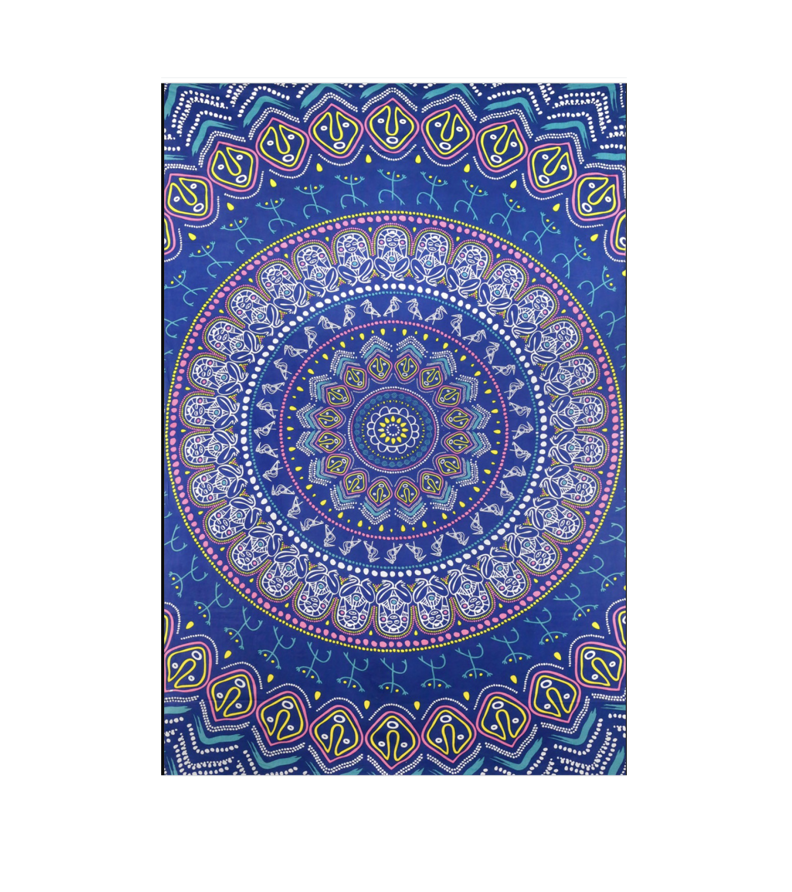 Taino Mandala Tapestry 60×90 – Art by Dina June Toomey