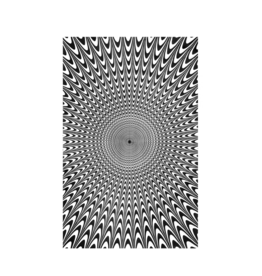 Zest For Life Electric Vibrations Tapestry 52"x80" - Black