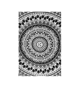 Cat Mandala Tapestry 52"x80" - Artwork by Dina June Toomey
