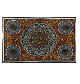 3D Marijuana Leaf Tapestry 60"x90" - Art by Dan Morris