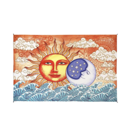 Sun & Moon Ocean Tapestry 60"x90" - Art by Dan Morris