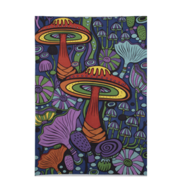 3D Mushroom Garden Tapestry 60"x90"