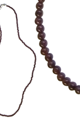 Gemstone 4mm Bead Necklace