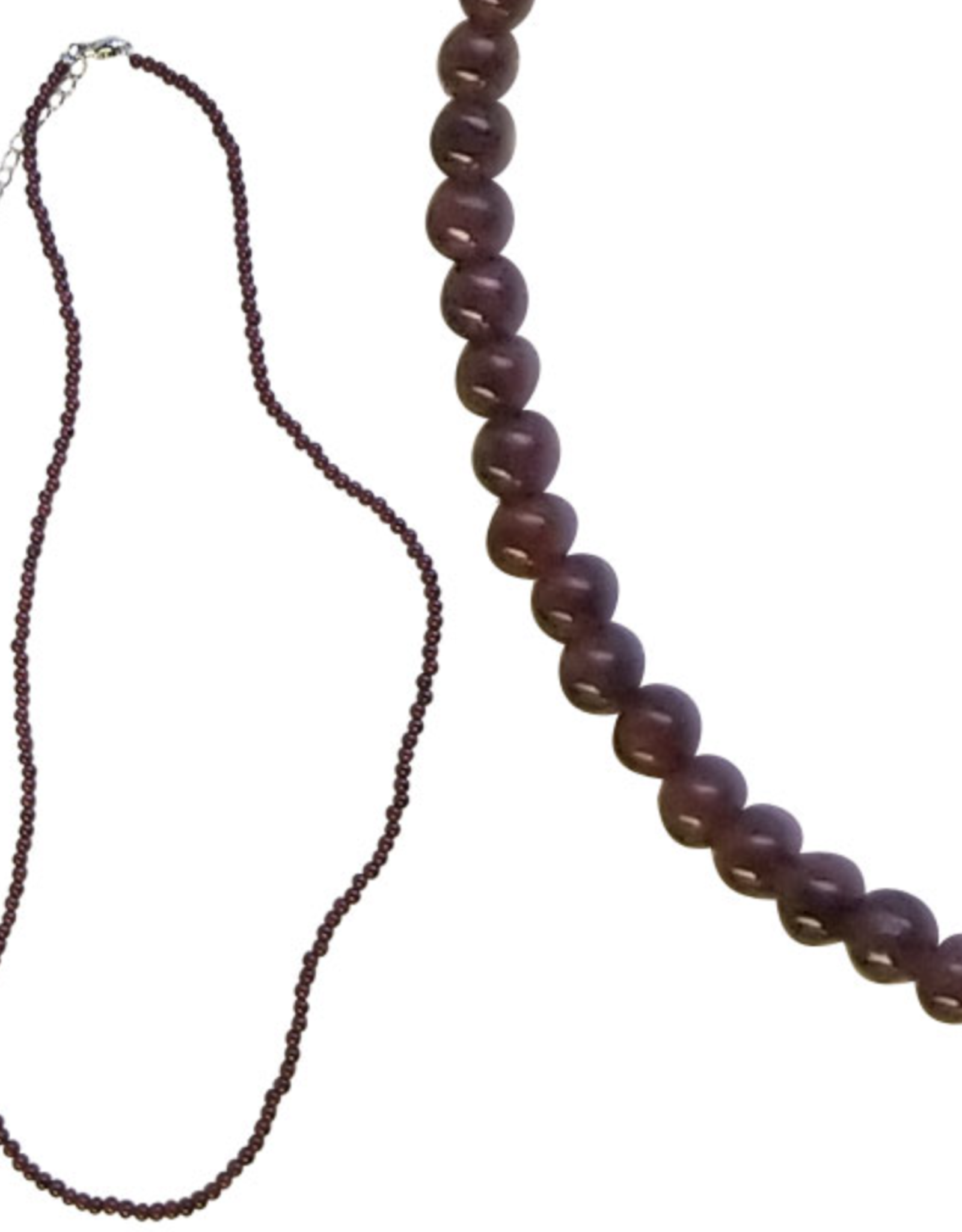 Gemstone 4mm Bead Necklace