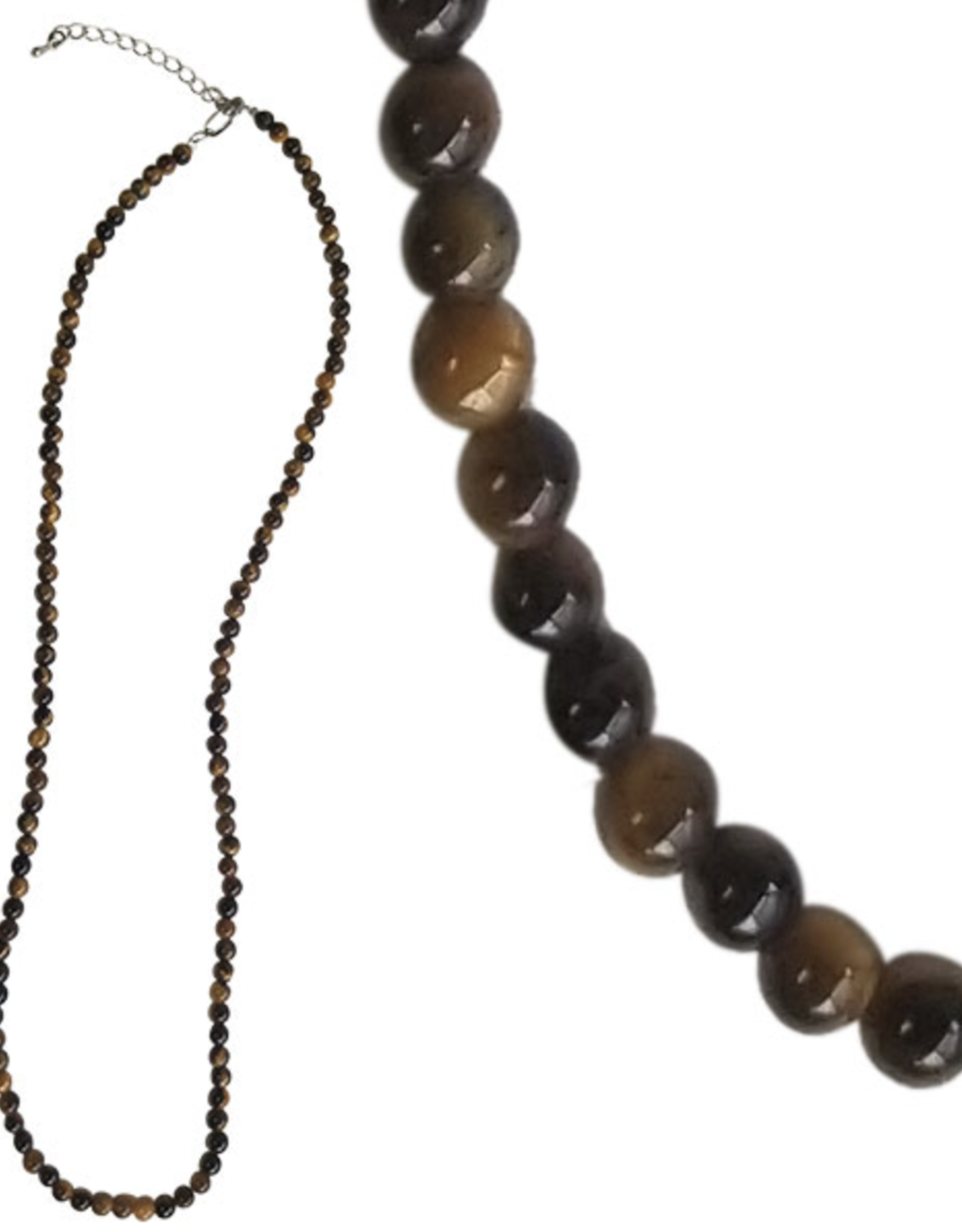 Gemstone 4mm Bead Necklace