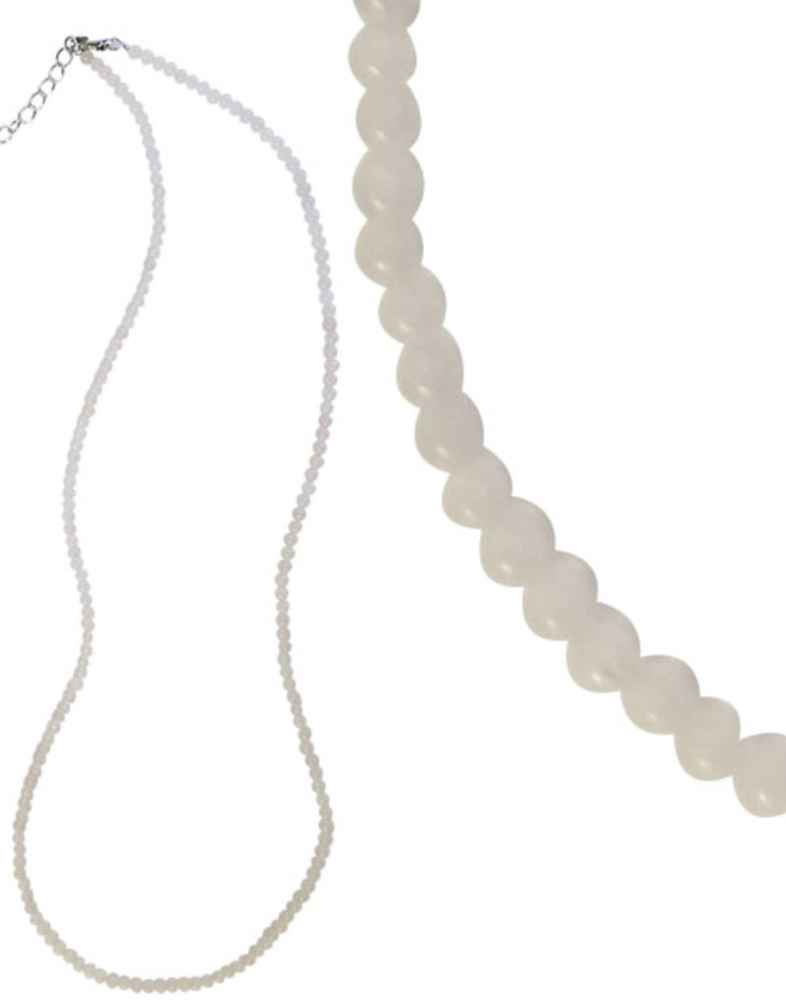 Gemstone 4mm Bead Necklace