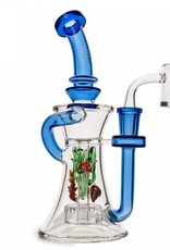 Red Eye Glass 8.5" Sealife Concentrate Recycler by Red Eye Glass