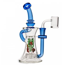 Red Eye Glass 8.5" Sealife Concentrate Recycler by Red Eye Glass