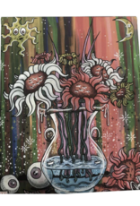 Dunkees Canvas Print on Wood Frame - Flowers